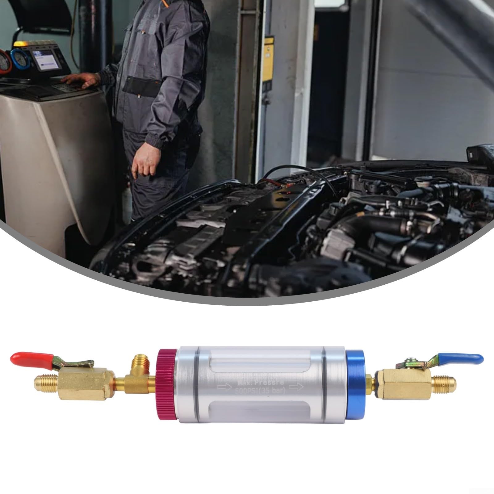 Connecteur Charge Climatiseur Auto Alliage pour aluminium Connecteur