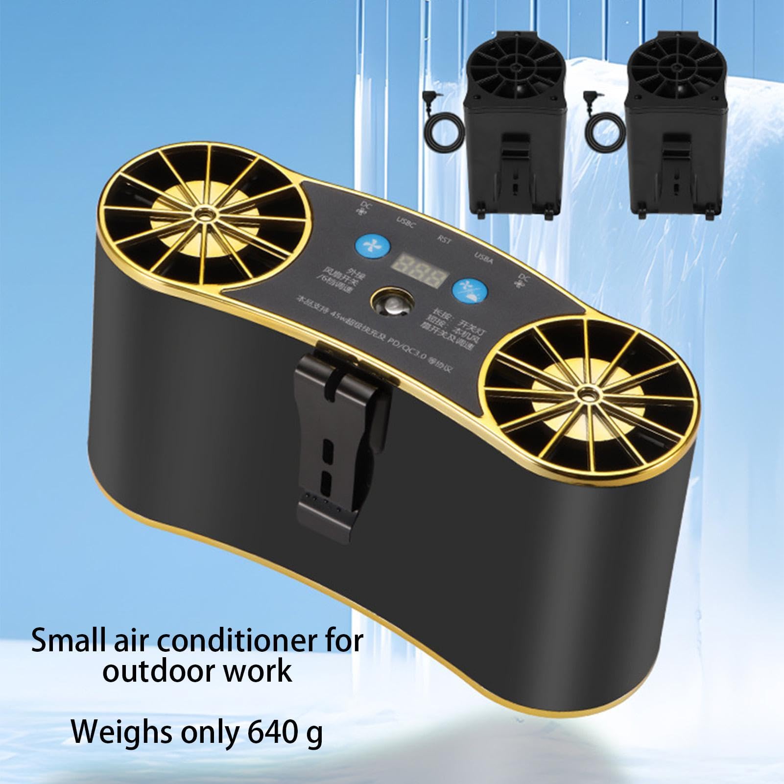 Dispositivo de refrigeración de ventilador de correa recargable por USB