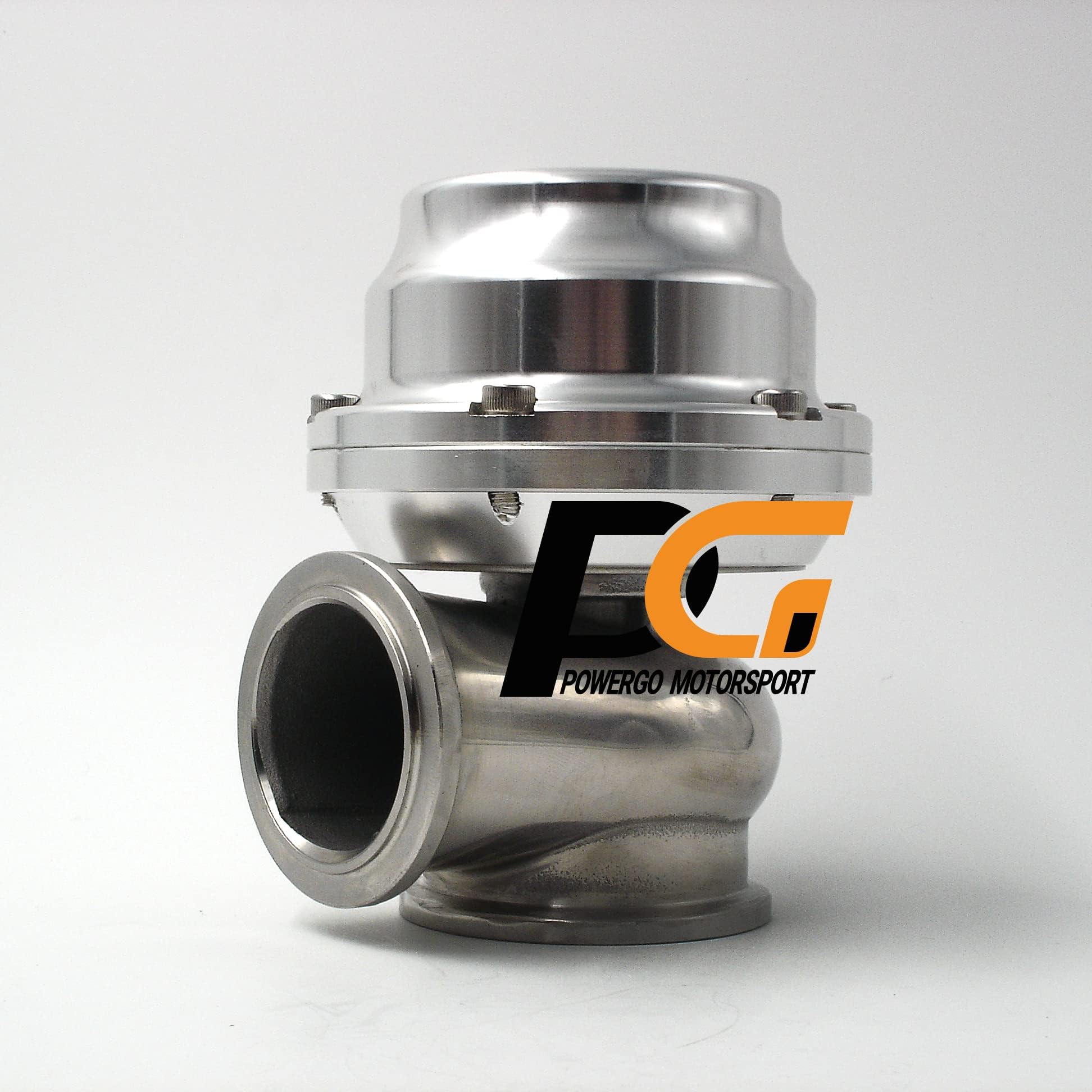 44mm Universal External Wastegate Silver Finish V-band Connection