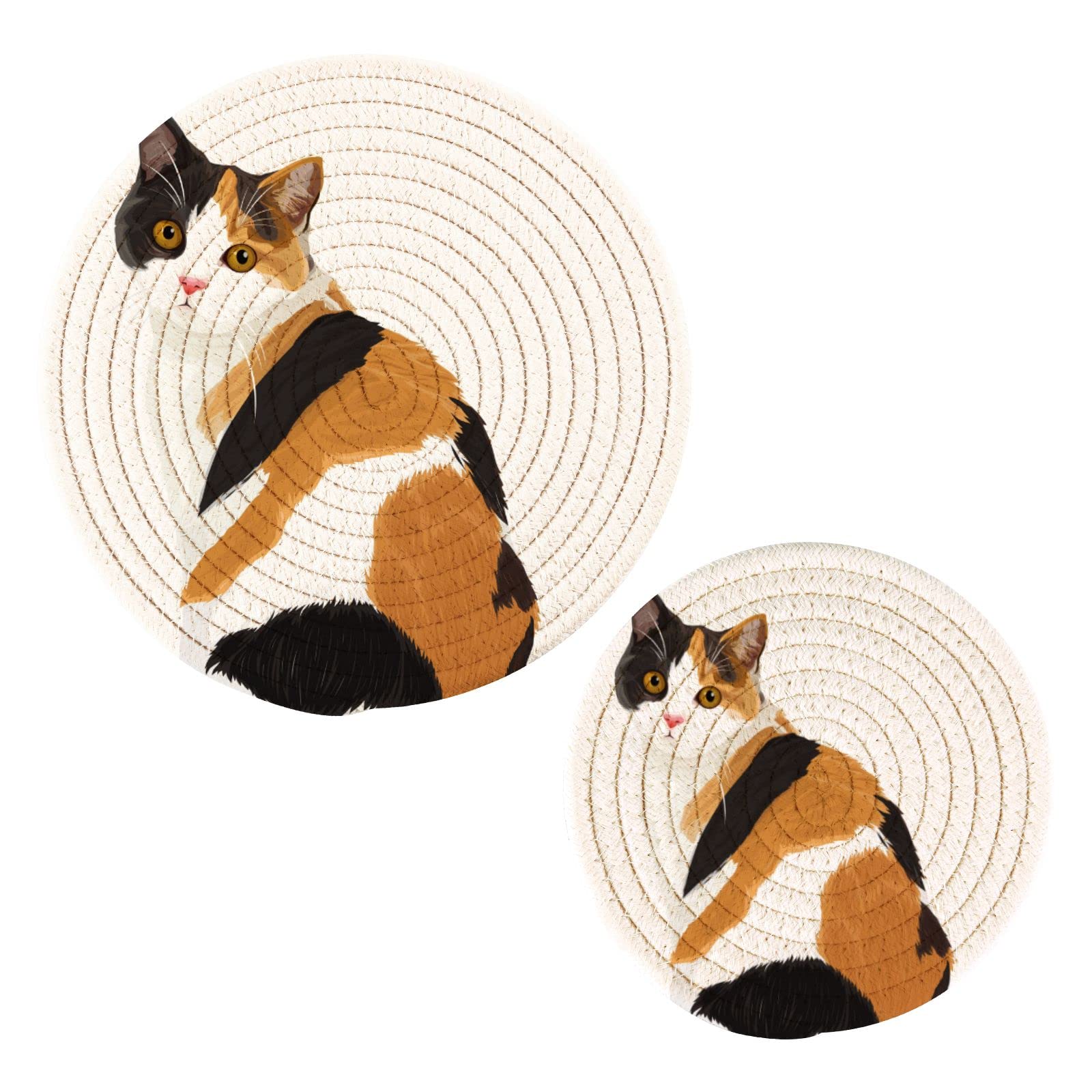 Amazon｜Chovvy 鍋敷き 耐熱鍋敷き コップ敷き コースター やかん お鍋