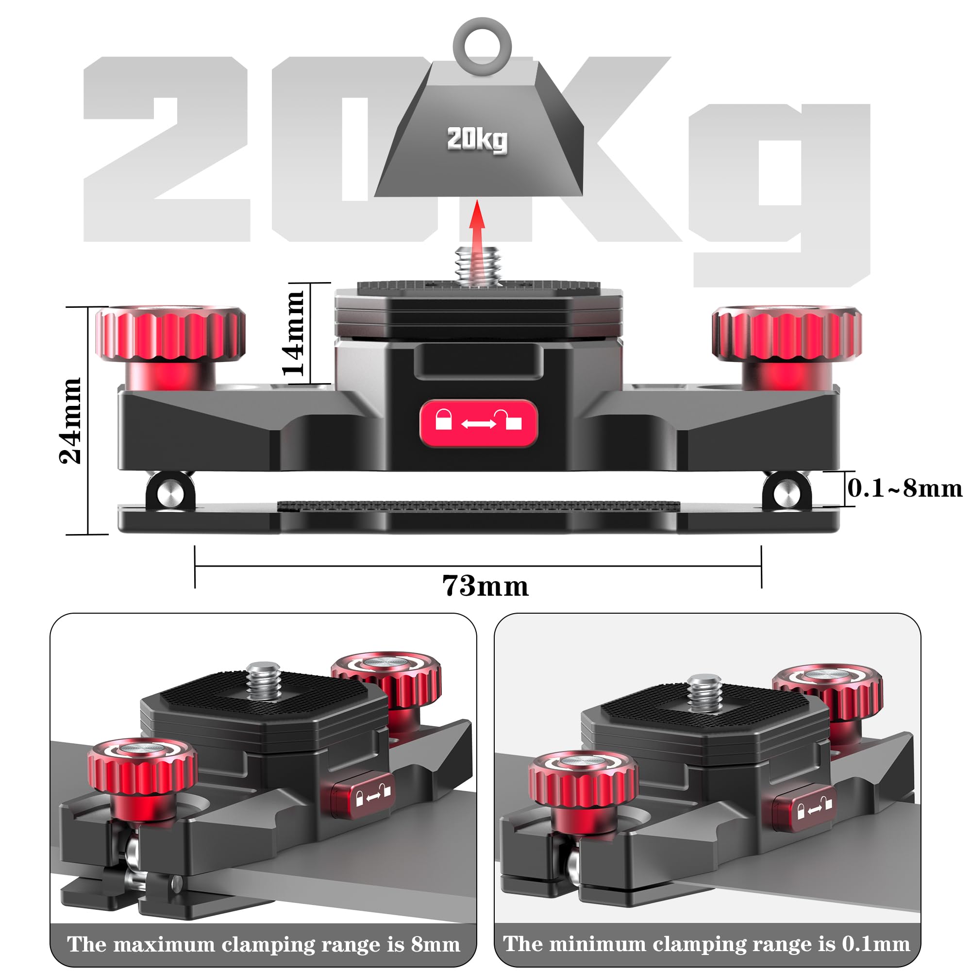 Taisioner Klips do aparatu z systemem szybkiego zwalniania kamery do Sony
