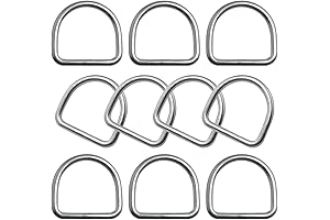 304 Stainless Steel Welded D Rings for Webbing Buckle Bag Ring