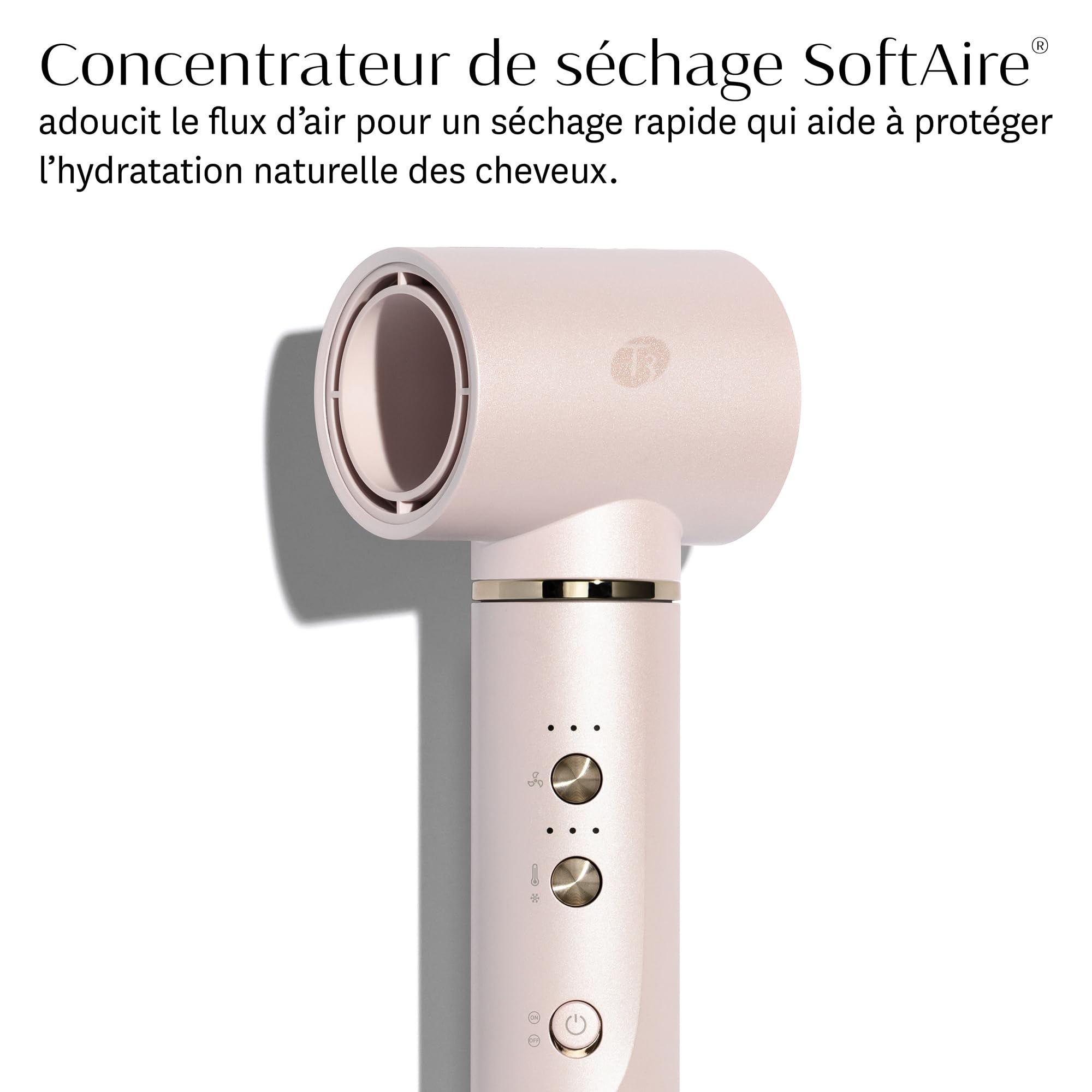 T3 Aire 360 Kit brosse soufflante avec accessoires de bouclage en céramique, brosse ovale et concentrateur pour le séchage - pour tous types de cheveux.