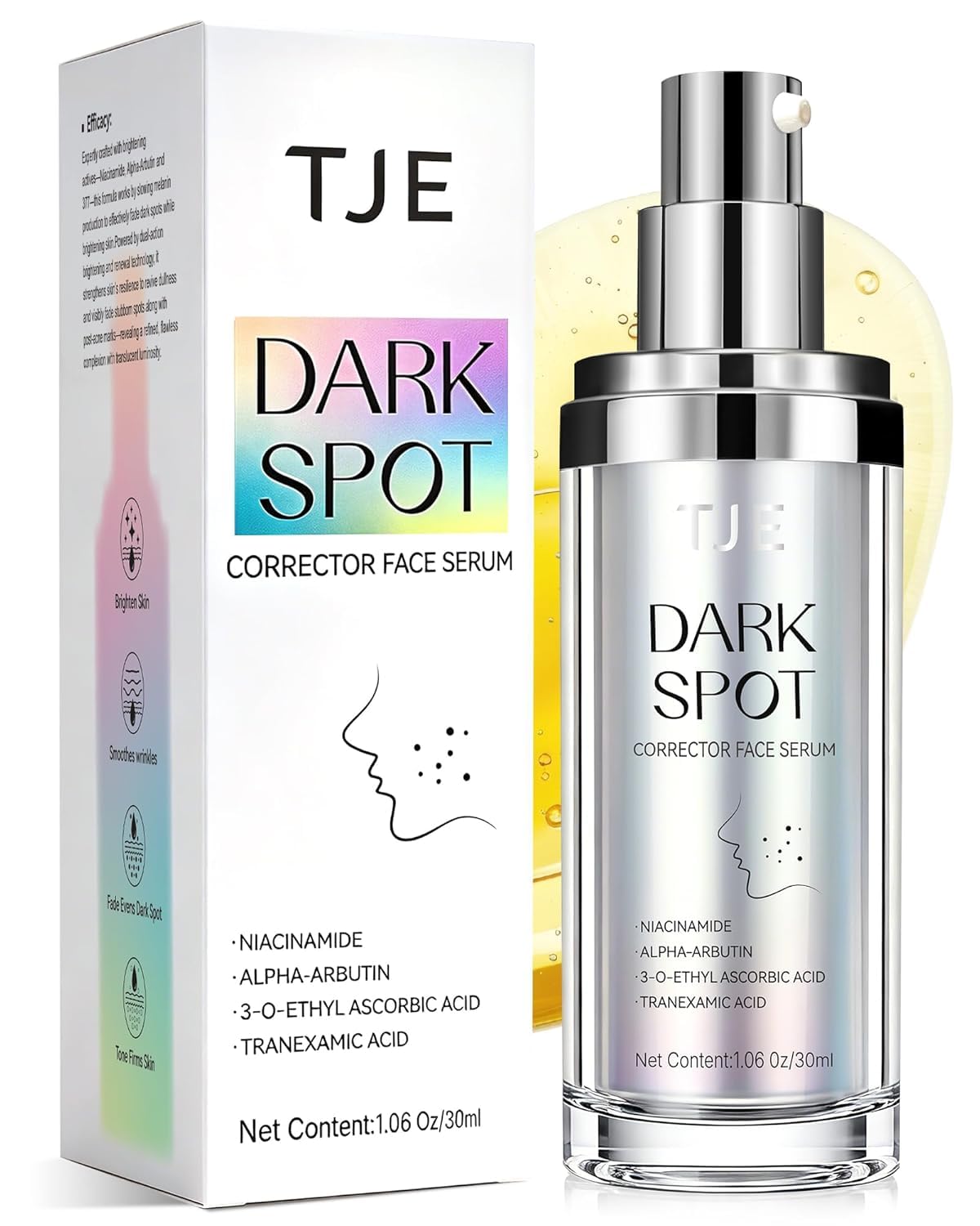 Dark Spot Remover for Face and Body, Dark Spot Corrector for Women | Face Serum with Niacinamide, Alpha Arbutin and Tranexamic Acid for Sun Spots, Age Spots and Post Acne Marks