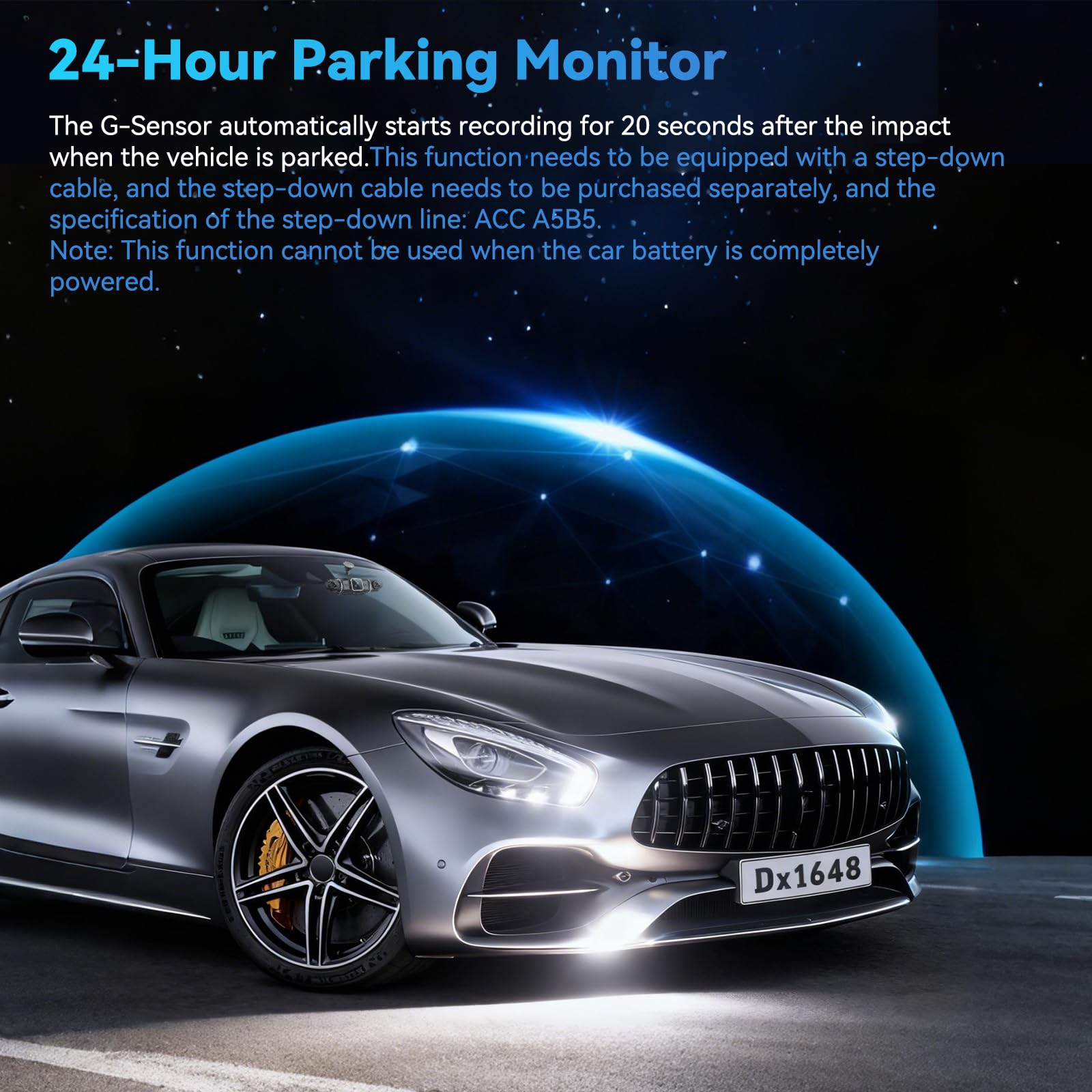 4 Kanal Dashcam Auto Vorne Hinten 4K/1080P,360° Dasch-Cam Auto mit 64GB SD | 3" IPS-Bildschirm,4X 140° Weitwinkel,WDR,G-Sensor,Dashcam mit parküberwachung,Loop-Aufnahme,WiFi