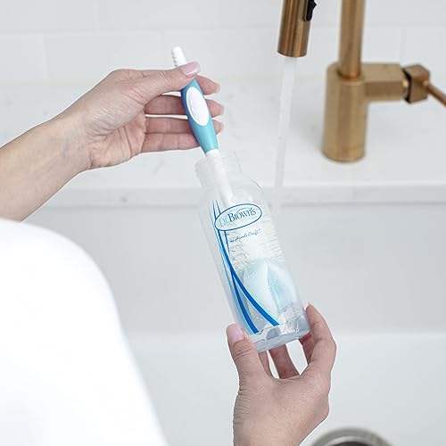 Miniatura 9 de Cepillo de botella para bebé del Dr. Brown., Total 1, Azul