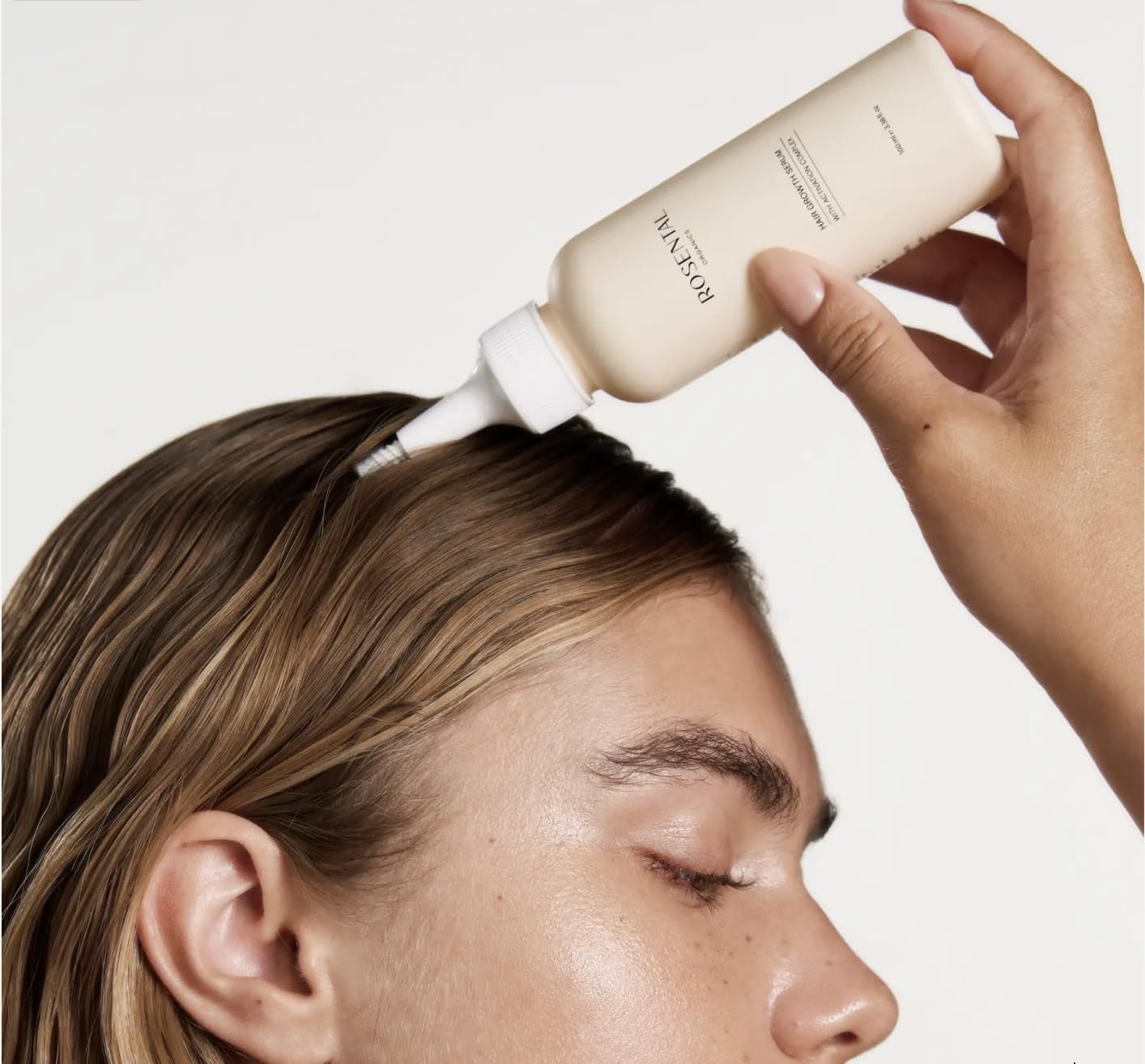 Rosental Organics Hair Growth Serum – 100 ml, kompleks aktywacyjny z kofeiną i biotyną – naturalna pielęgnacja skóry głowy przeciwko wypadaniu włosów i wzmacnia wzrost włosów