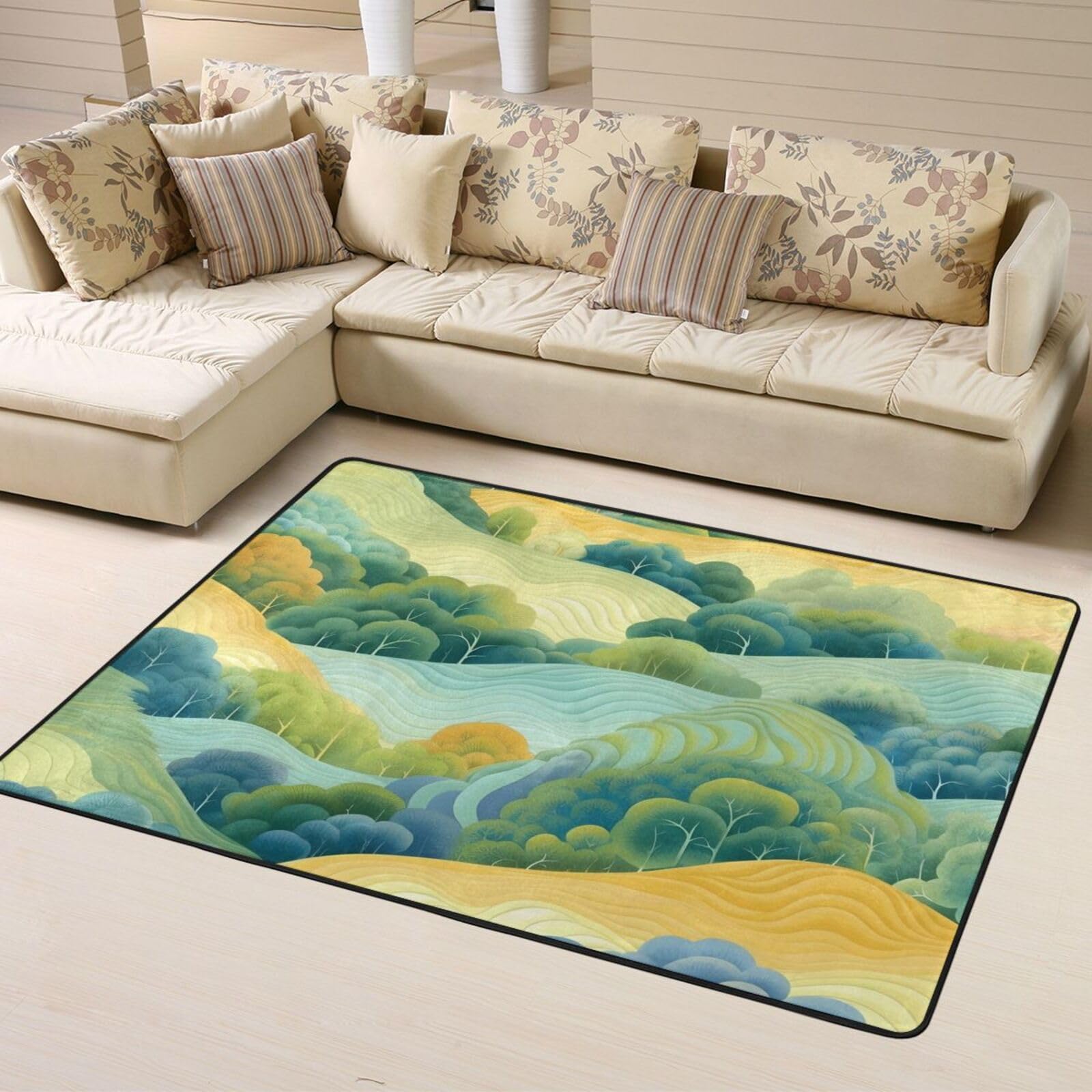 Tapis de chambre forêt Mexpekil pour une ambiance cocooning