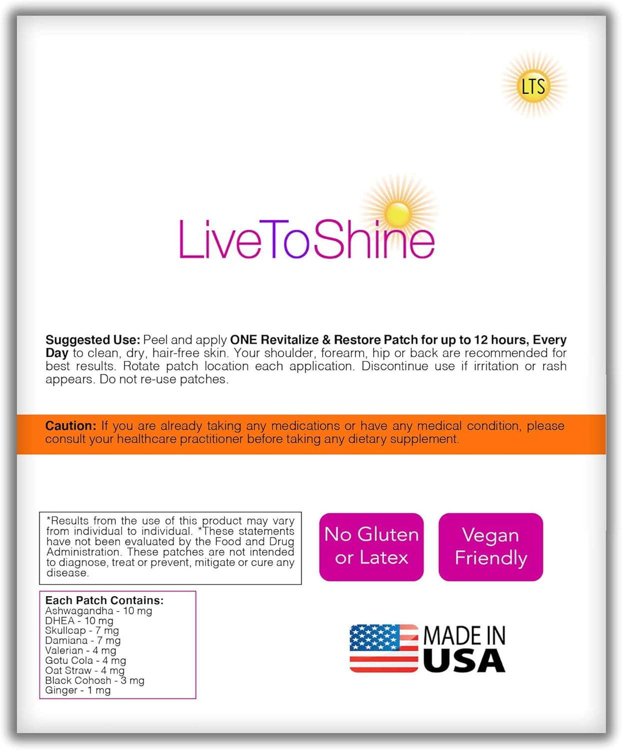 Menopause Relief and Melatonin Sleep Patch Bundle - 2 Packs - Hot Flashes, Night Sweats, Mood Swings Relief Plus Restful Sleep Patches - 30 Day Supply Per Pack (60 Patches) - USA Made by Live To Shine