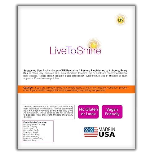 Miniatura 7 de Parche para aliviar la menopausia y la perimenopausia  sofocos, estado de ánimo y apoyo a los síntomas  Cohosh negro, Ashwagandha y más  30 parches