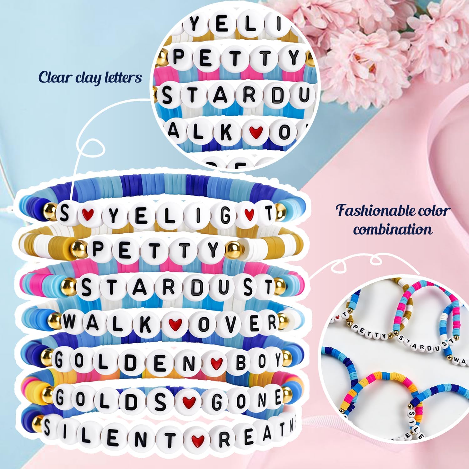 Singer Friendship Bracelets for Fans - Handmade Stackable Gifts image 4