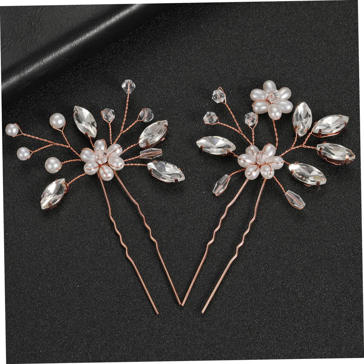 Healeved 10piezas Horquillas De Novia Perlas De Accesorios Para Peinados Nupciales Elegantes y Ligeras Para Bodas y Damas De Honor