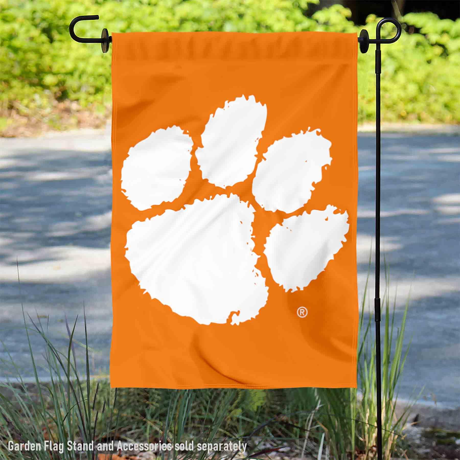 Clemson Tigers Two Tone Gradient Flag - 3' X 5' Polyester, Officially Licensed, With Grommets