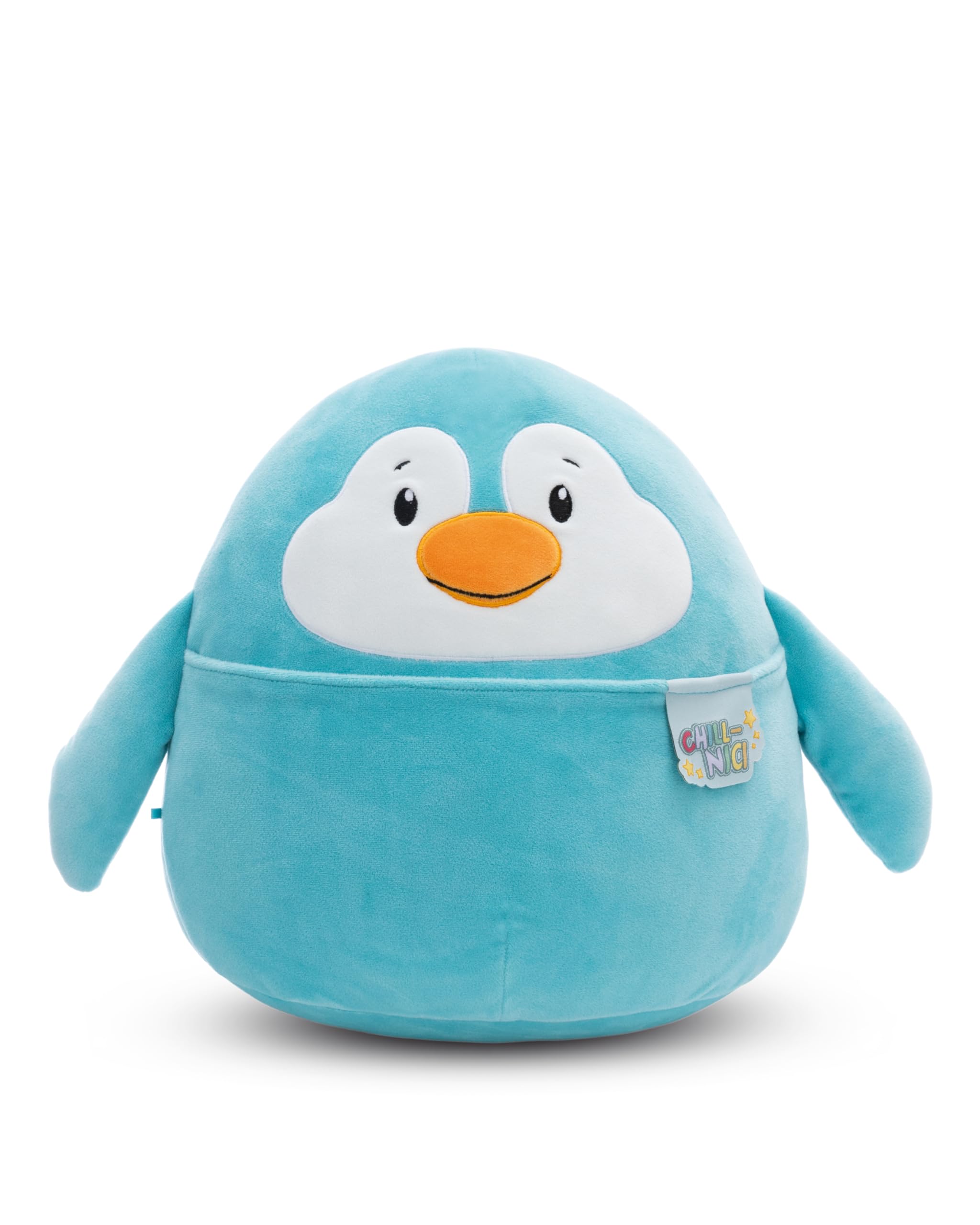 NICI soft toy Chill-NICI penguin 30cm blue - Cuddly cute plush to snuggle and play with, for children & adults, great gift idea - 61402