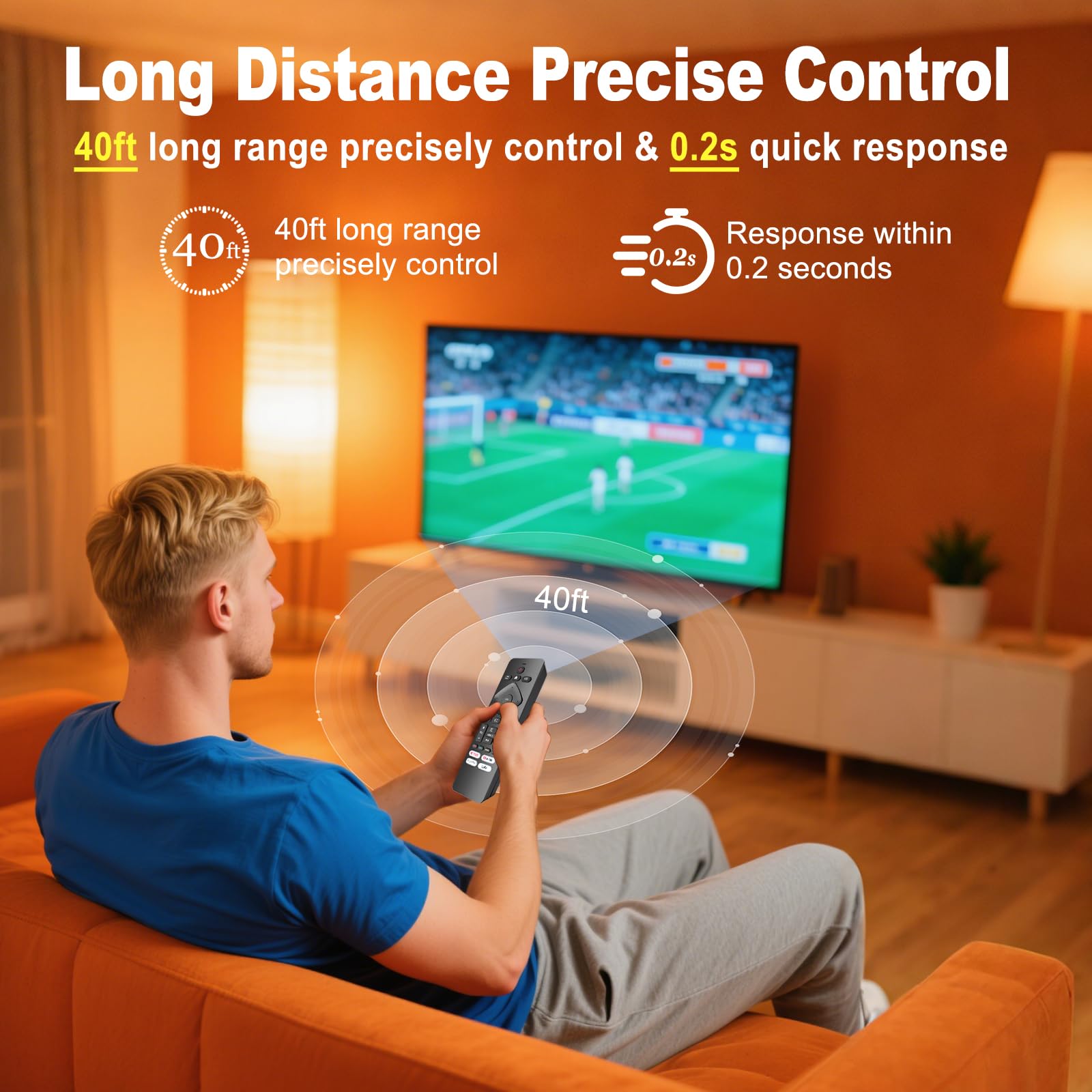 2 mandos a distancia de repuesto para Philips Smart TV, control remoto inteligente universal para Philips Android/Google TV
