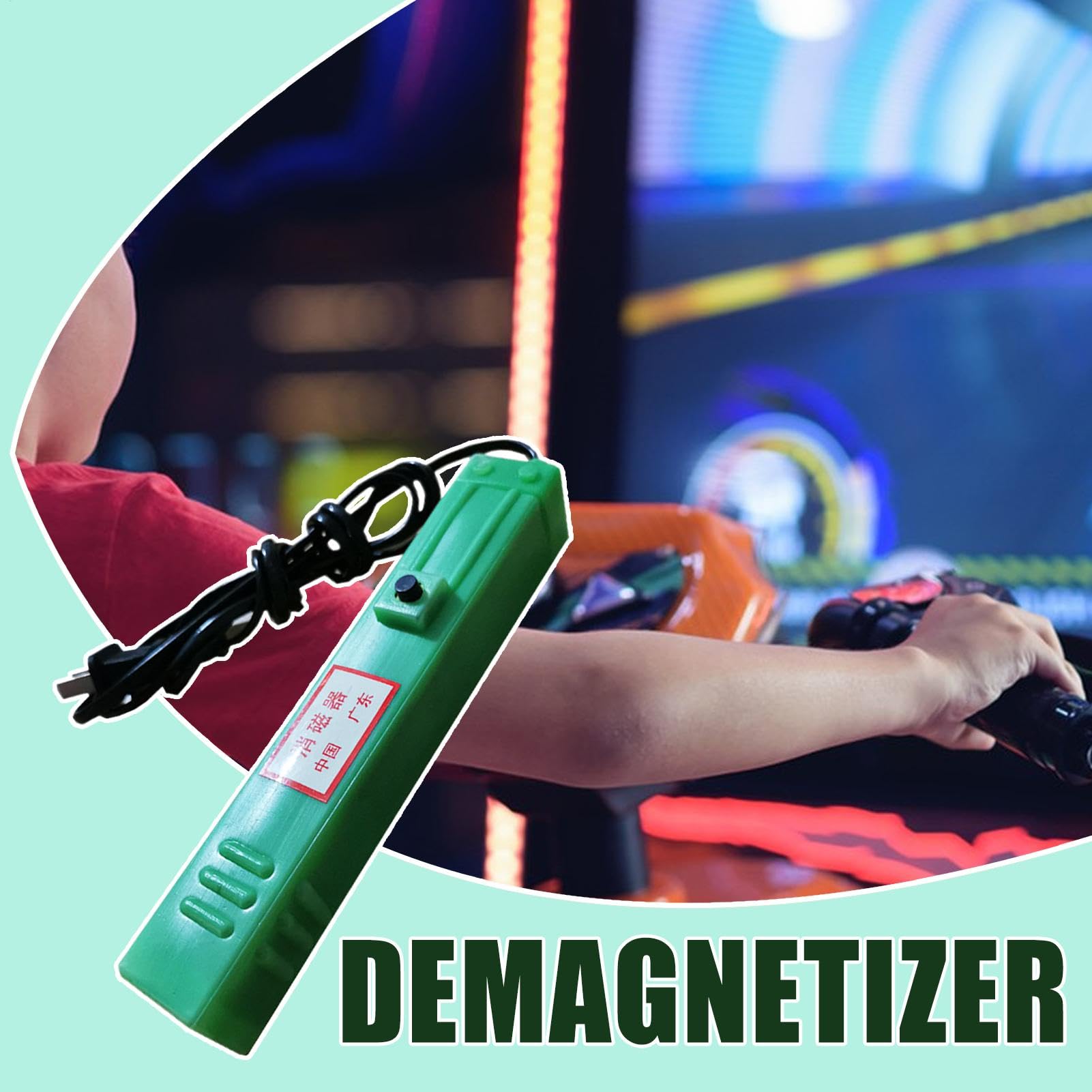 Mira la herramienta Demagnetizer, la herramienta Demagnetizer de monitor | Demagnetizer Head de cinta | Colorful TV Display DeGausser para cinta Claridad de consola de juegos
