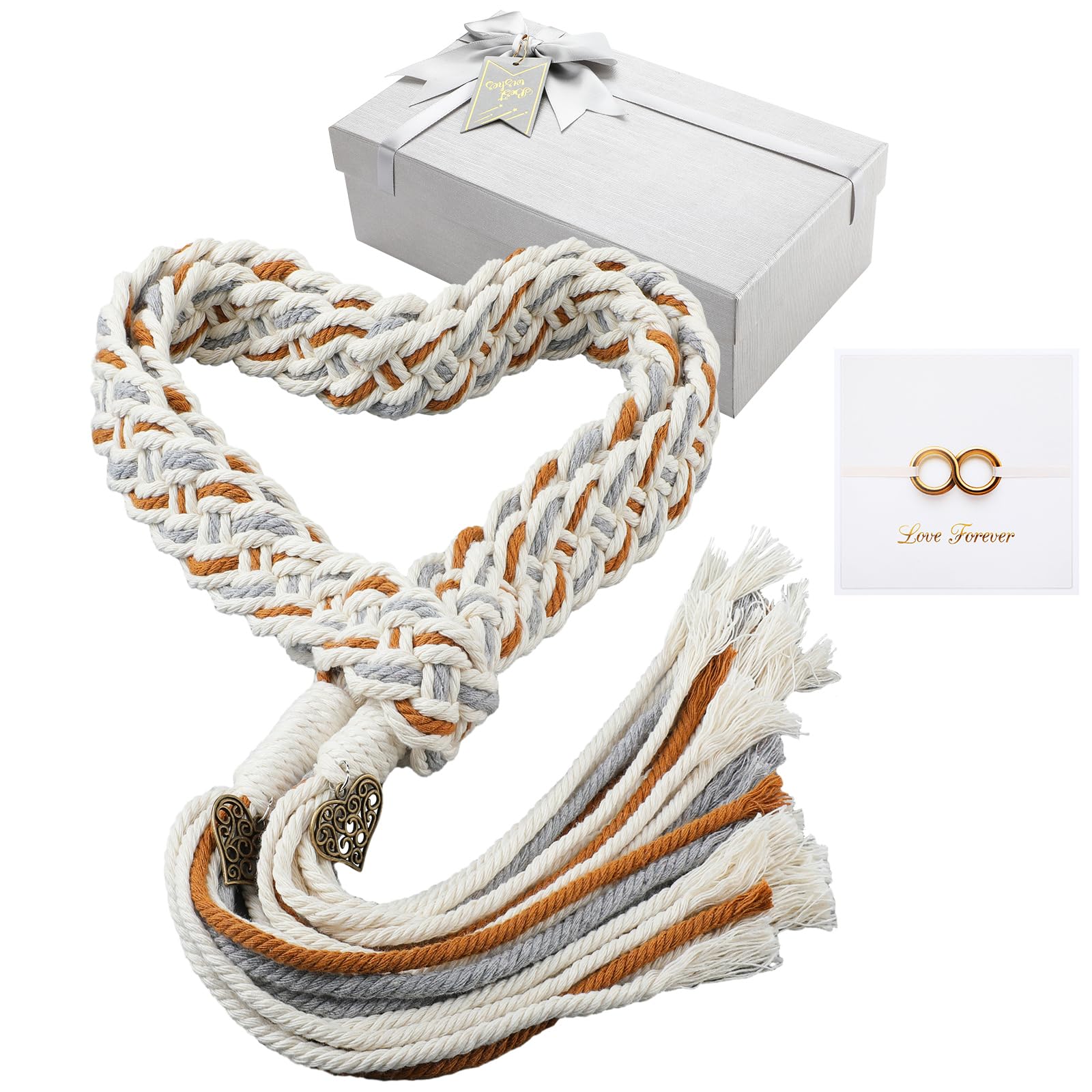 ReliThick Wedding Lasso Handfasting Cord for Wedding Ceremony Rustic Lasso Lazos Cord Traditional Catholic