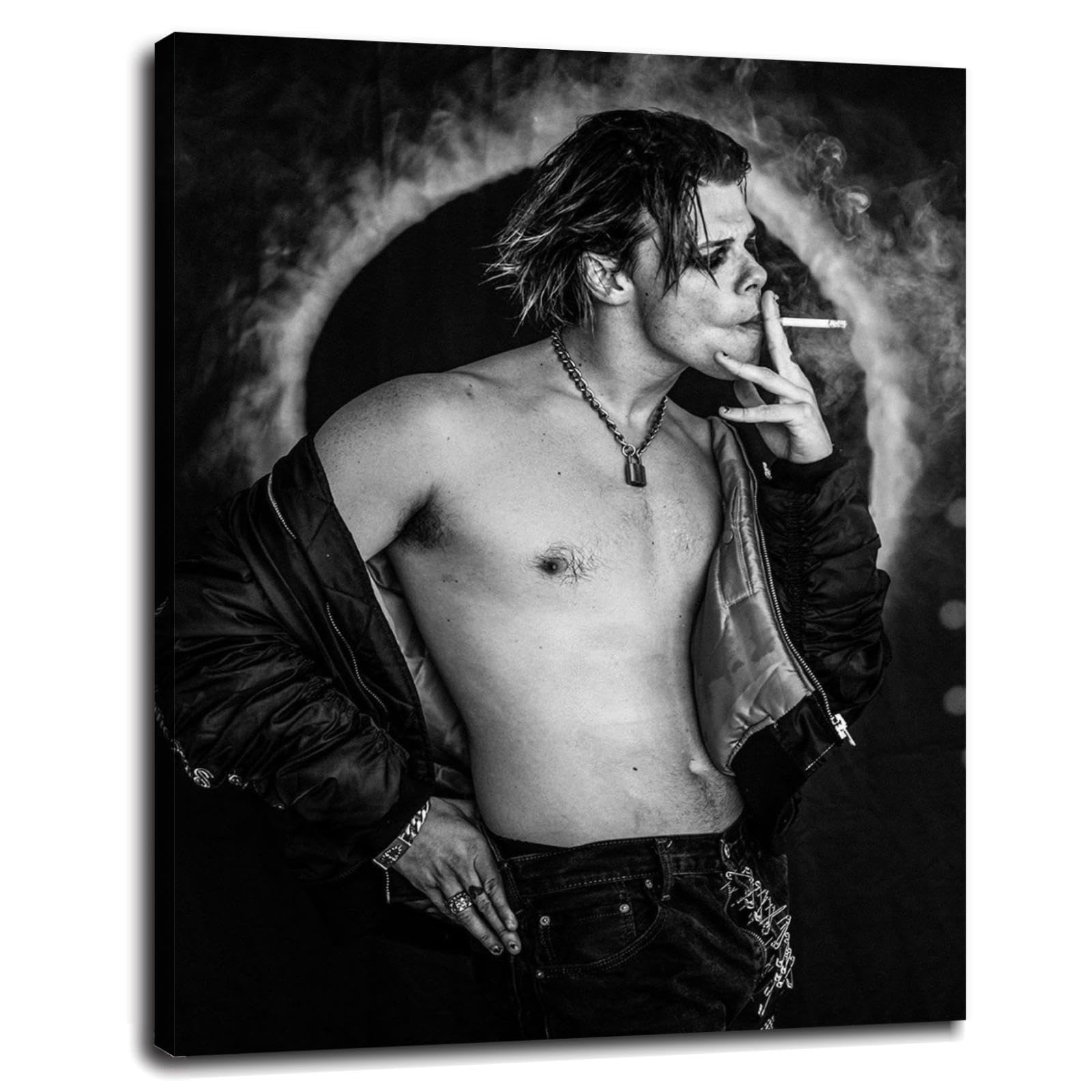 Amazon.com: QFZMTVU Yungblud Poster Canvas Prints Room Aesthetic Wall Art  For Home Office Decorations Gift With Framed 32