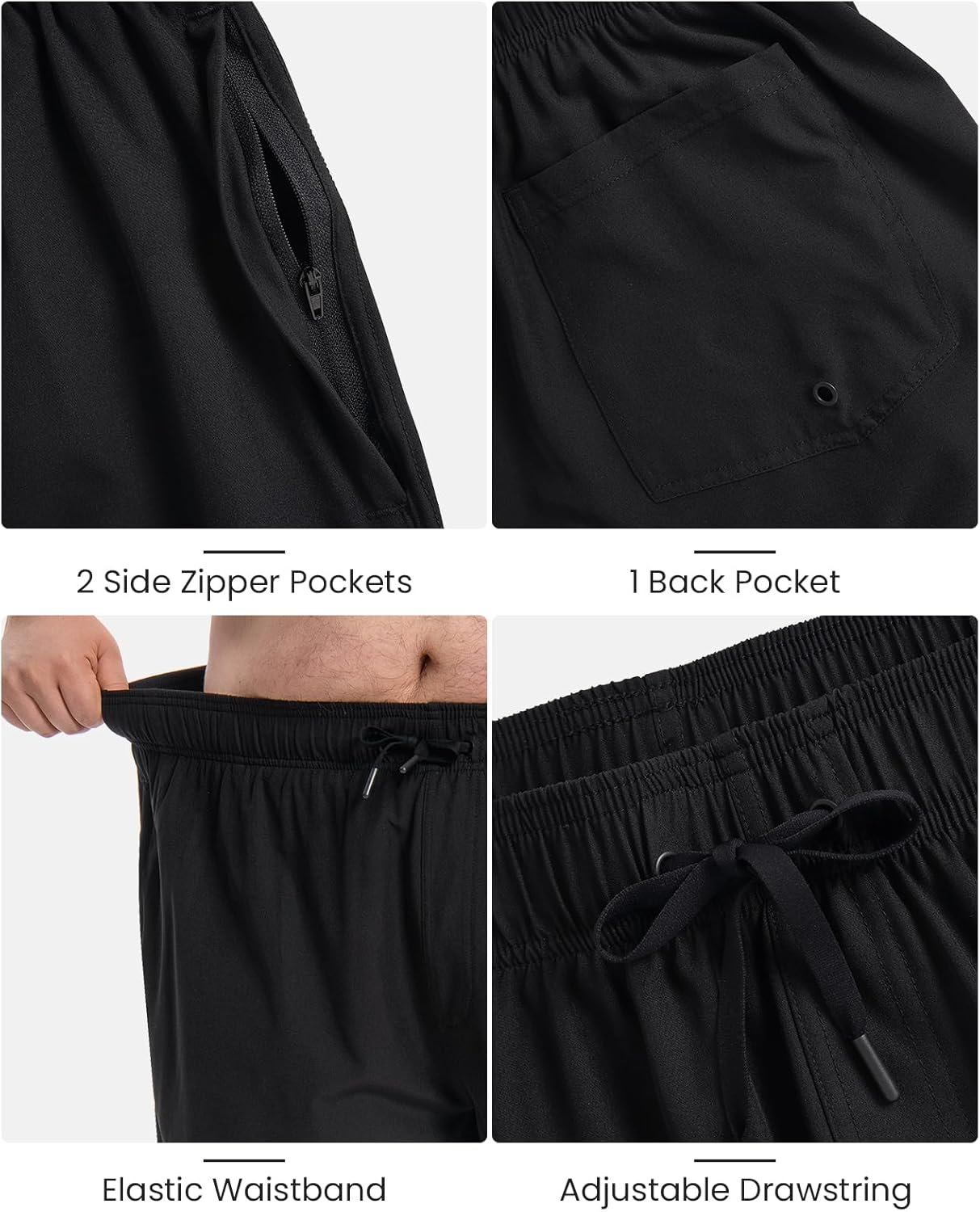 TTZ Mens Big and Tall Swim Trunks (2X-6X) - Image 5