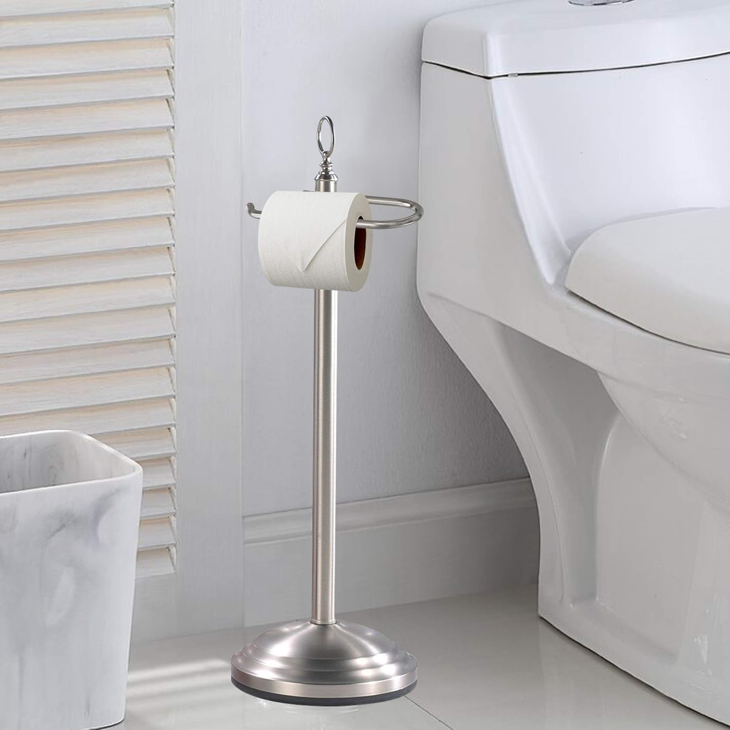 nu steel Standing Toilet Tissue Holder