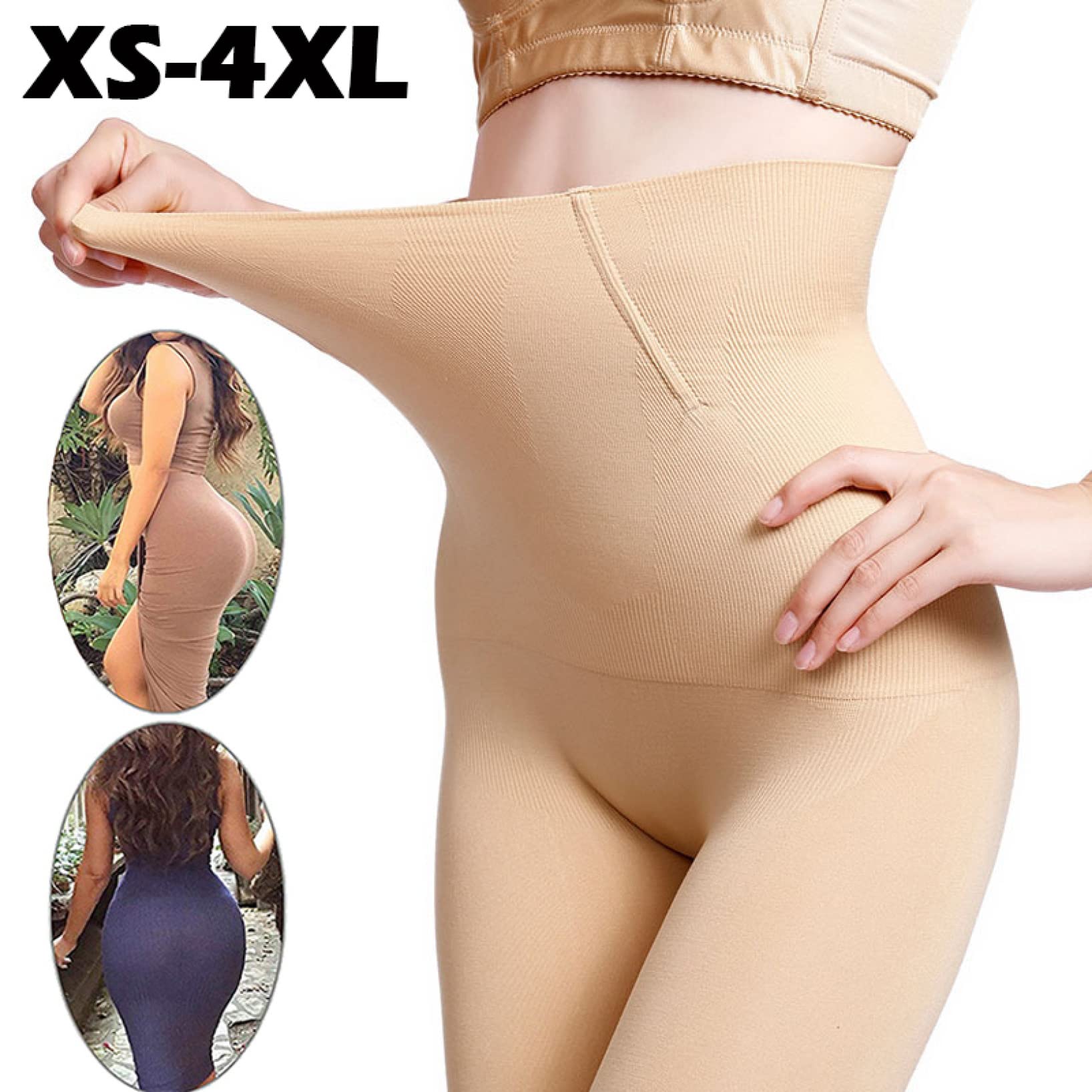 Bragas adelgazantes de Cintura Alta para Mujer, Bragas con Control de Barriga, Ropa Moldeadora, modelador de Cuerpo sin Costuras