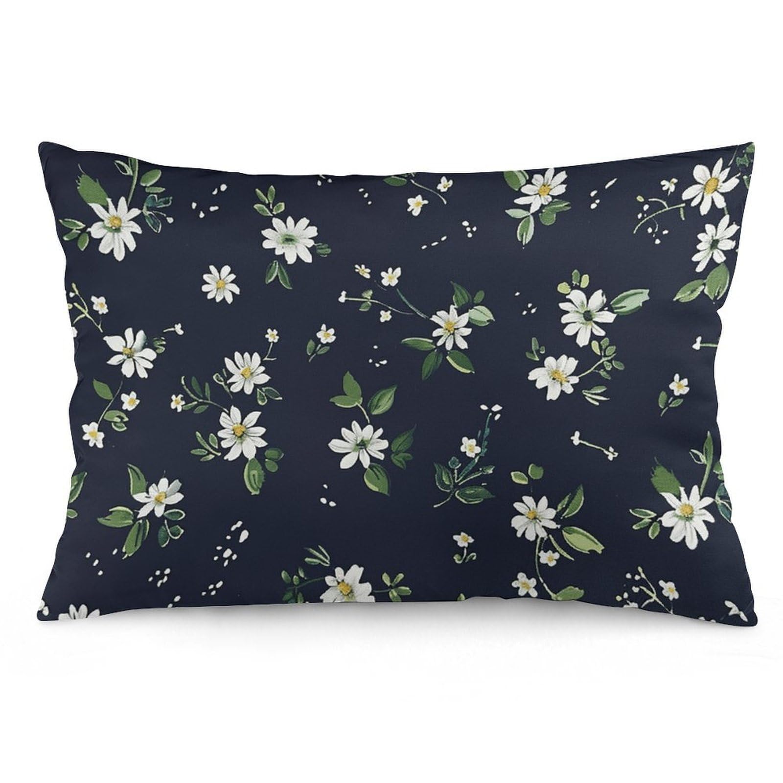 NTVOWPZO 2 Pack Decoration Throw Pillow Covers 20"x30" Pillowcases Covers Daisy Repeating Pattern Pillowcases Modern Farmhouse Home Decor Sofa Cushions Covers for Couch Bed Living Room