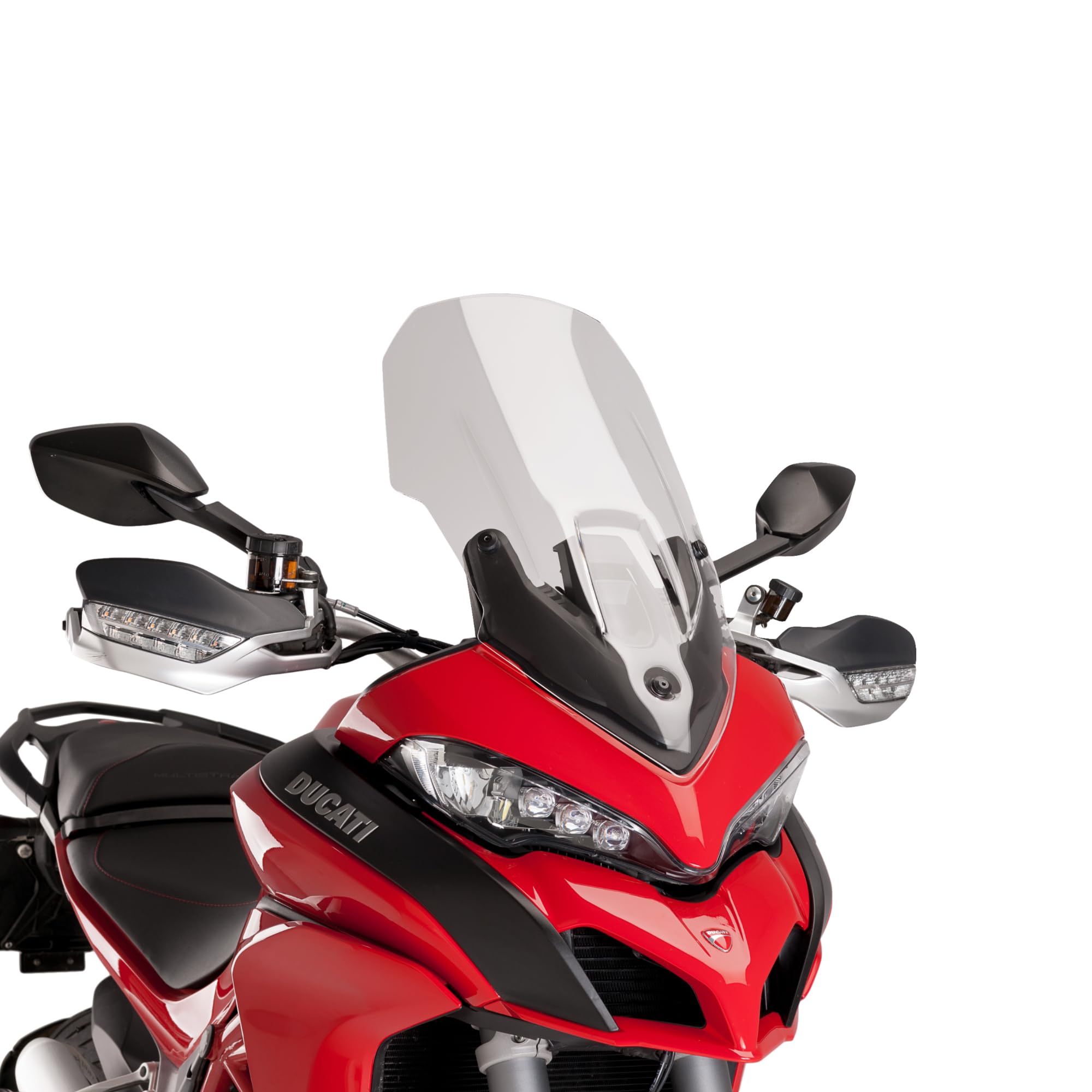 Cupolino Parabrezza Plexiglass JD9 Trasparente Compatibile con DUCATI Multistrada V2 2017-2024
