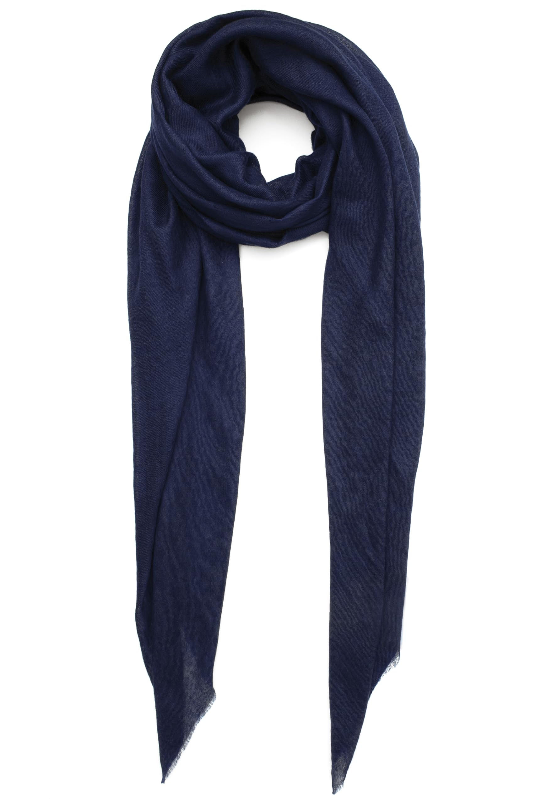 100% Cachemire Sciarpa Fatto in Kashmir (Confezione Regalo) Lana Merino Intelligente Seta Scialle Sopraffina Super Morbida Donna Uomo Pashmina Autunno Inverno Marina Blu