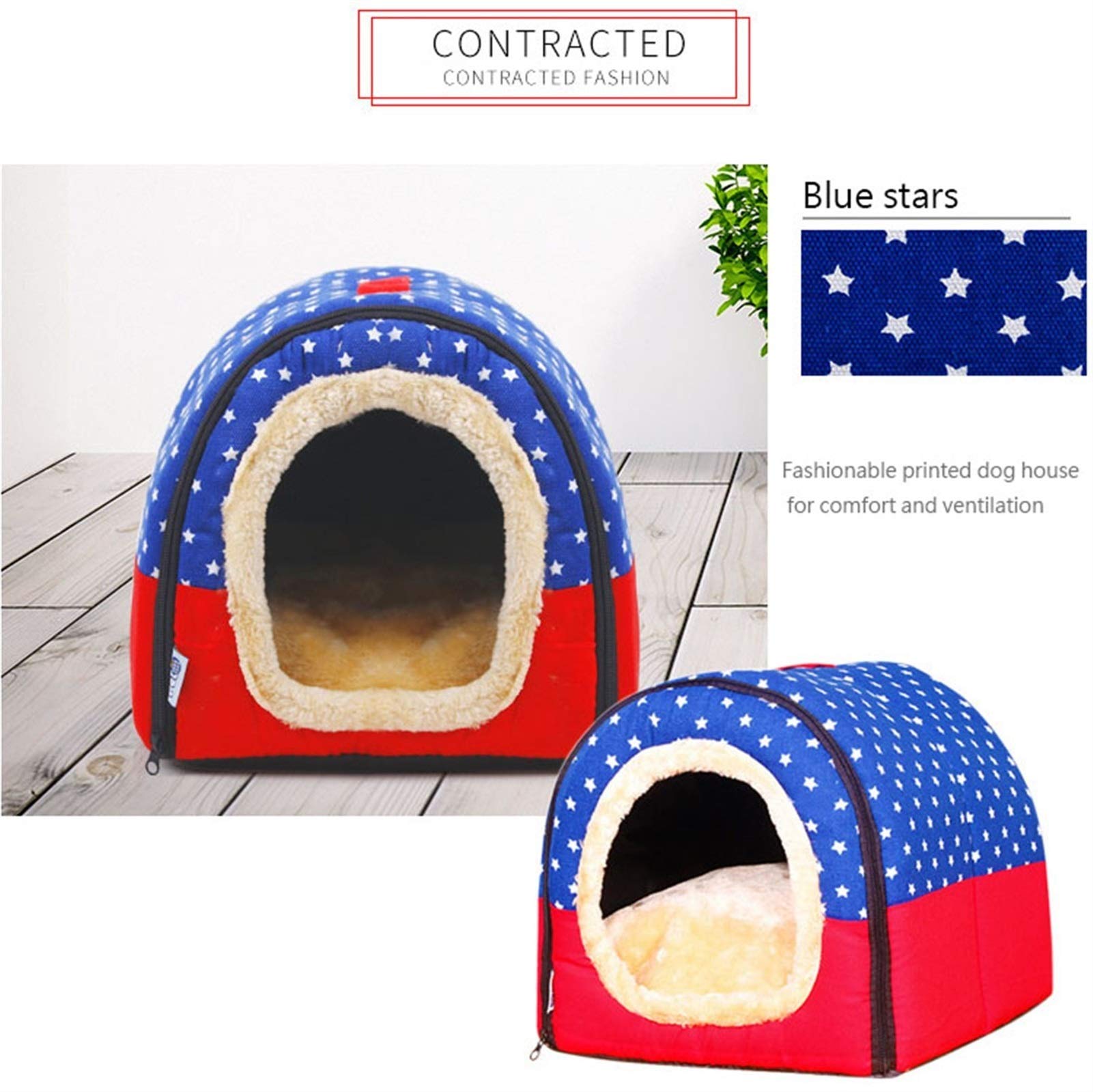 Casa Para Gatos Casa Gato Cama Cueva Para Gatos Zvonema Plegable