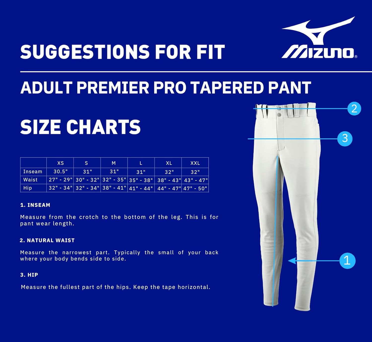 Mizuno Mens Premier Pro Tapered Pant - Image 6