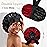 BONNET QUEEN Silk Bonnet for Sleeping Satin Bonnet with Tie Hair Wrap Double Layer Sleep Cap for Women Curly Hair, Black Red