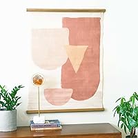 Vista 2 de Main + Mesa Decoración de pared de madera bohemia moderna