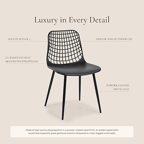 Miniatura 120 de POLY & BARK Isla - Juego de 3 taburetes de bar para cocina, taburetes de bar de altura de mostrador, taburetes de bar para interiores y exteriores,