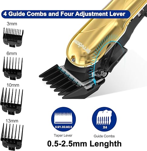 Miniatura 3 de Kit silencioso de aseo para perros, cortapelos para perros de 2000 mAh para pelos gruesos y pesados, cortapelos inalámbricos recargables