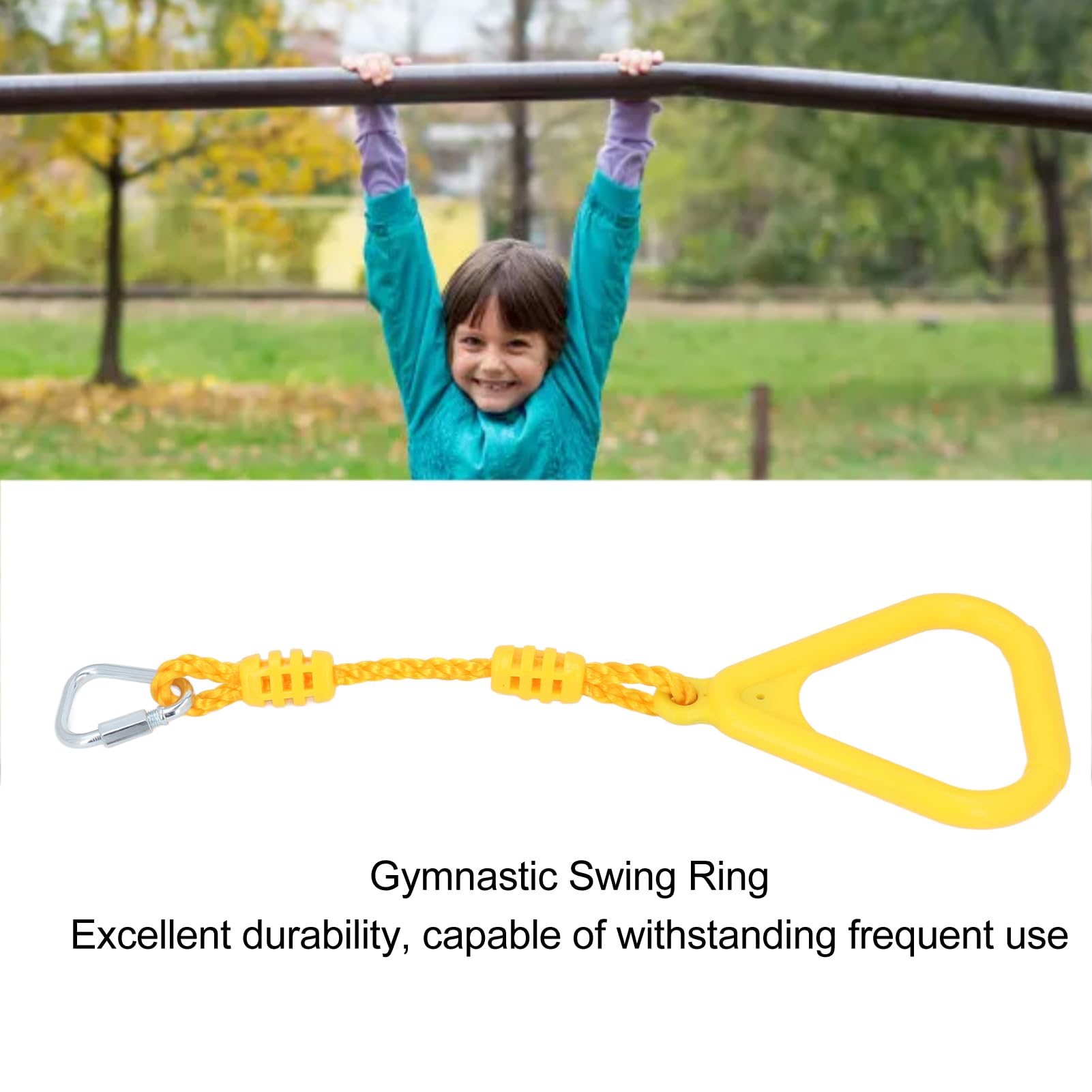 Tbestgymnastic Swing Rings Pull Up Rings Sets Strong Obstacle