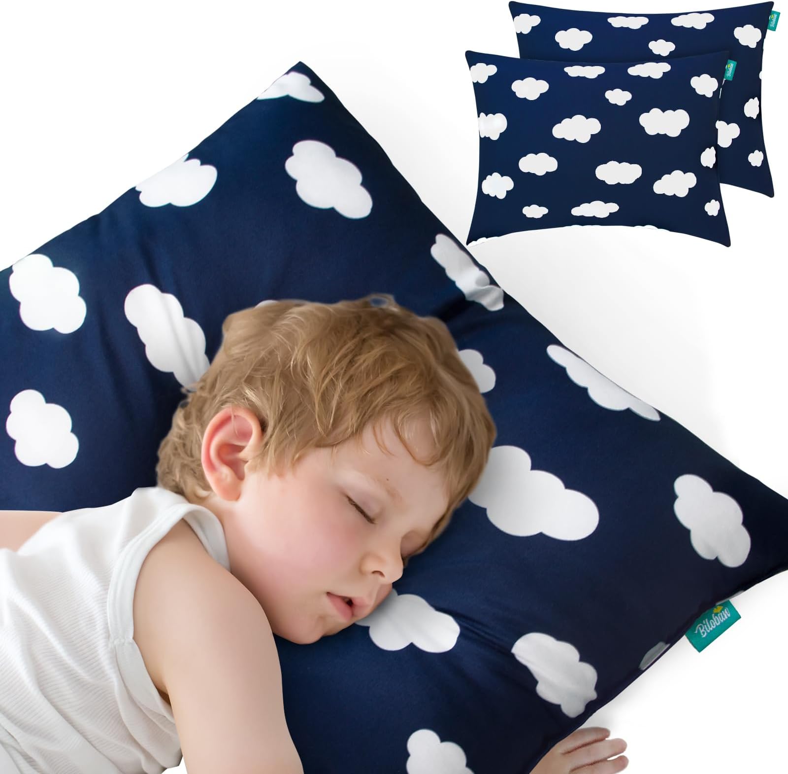 Small Toddler Pillow with Pillowcase (13 x 18), Toddler