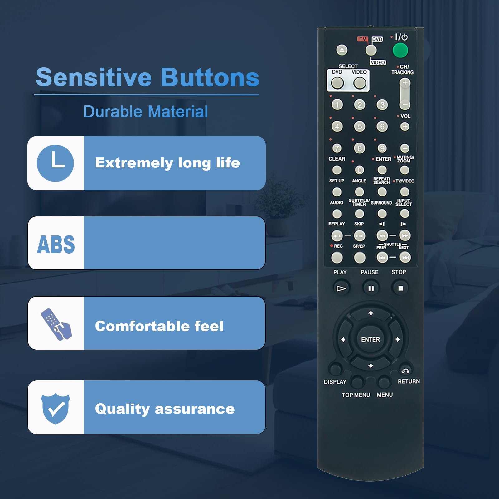 Telecomando Sostitutivo Per Sony SLV-D930D – SimplyAll – Nessuna Programmazione - 3