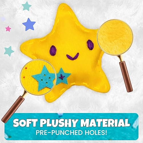 Miniatura 4 de Magical Unicorn Sewing Kit for Girls 7+ - Create 5 Adorable Felt Animals & a Cozy Pillow - Fun, Easy, and Educational DIY Craft