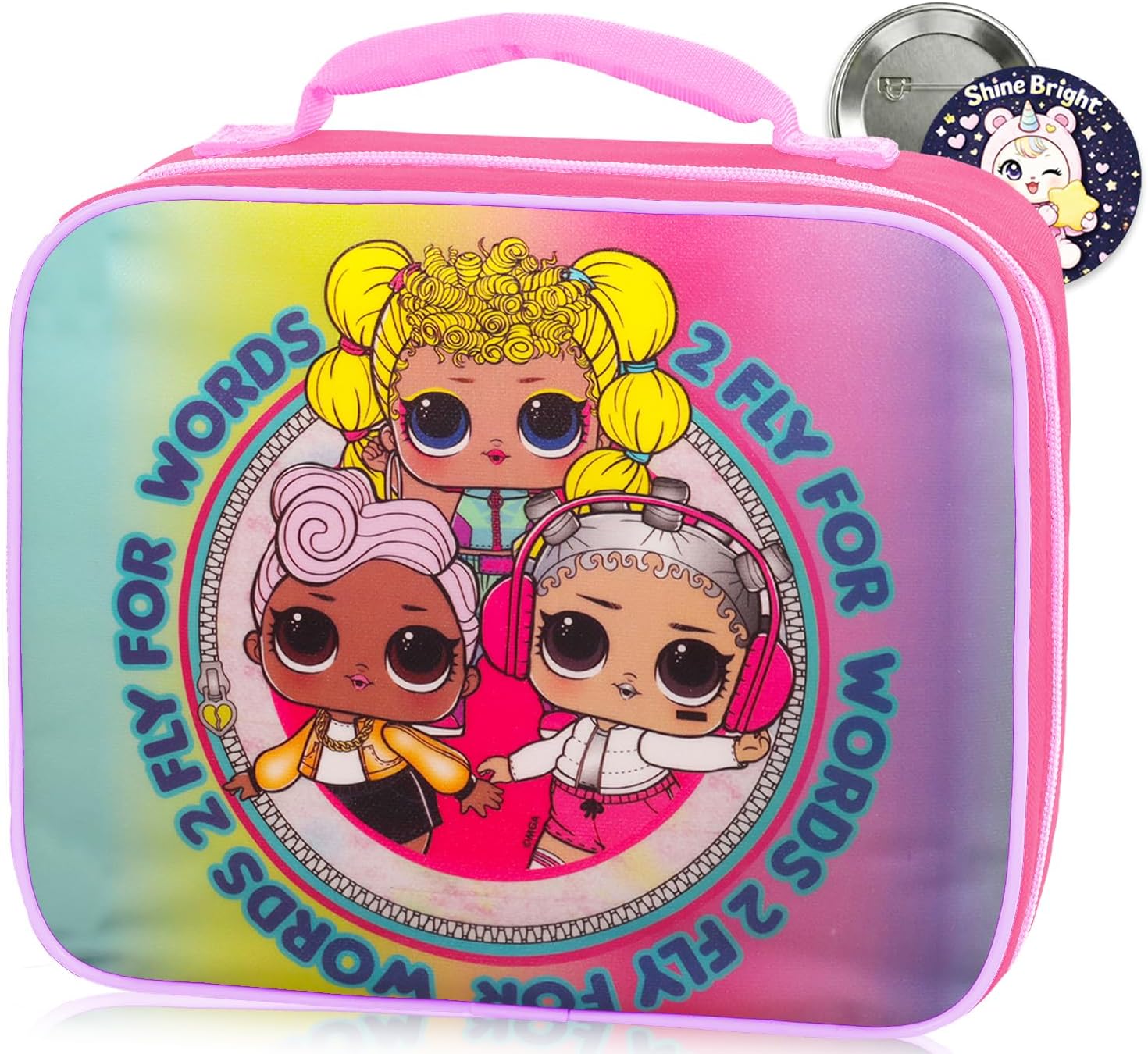 L.O.L. Surprise! Lunchbox for Girls Bundle w/Insulated Lunch Bag + More