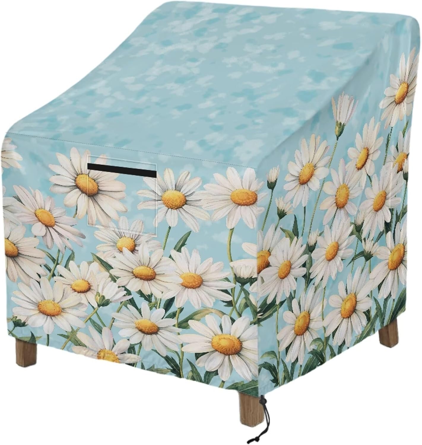 Purple Butterfly Print Patio Chair Cover for Outdoor Chair Lawn Patio Furniture Covers Water-Resistant Durable Outdoor Furniture Cover, 33"x35"x36"