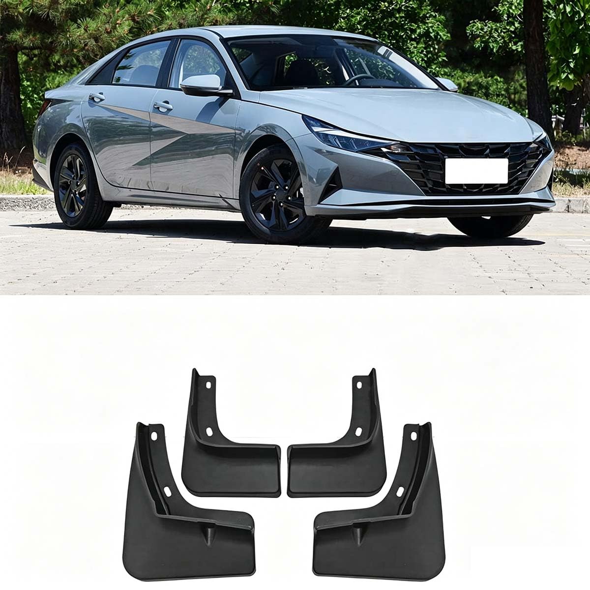 Garde-Boue pour Voiture Evite la Boue Hyundai Elantra 2021-2022