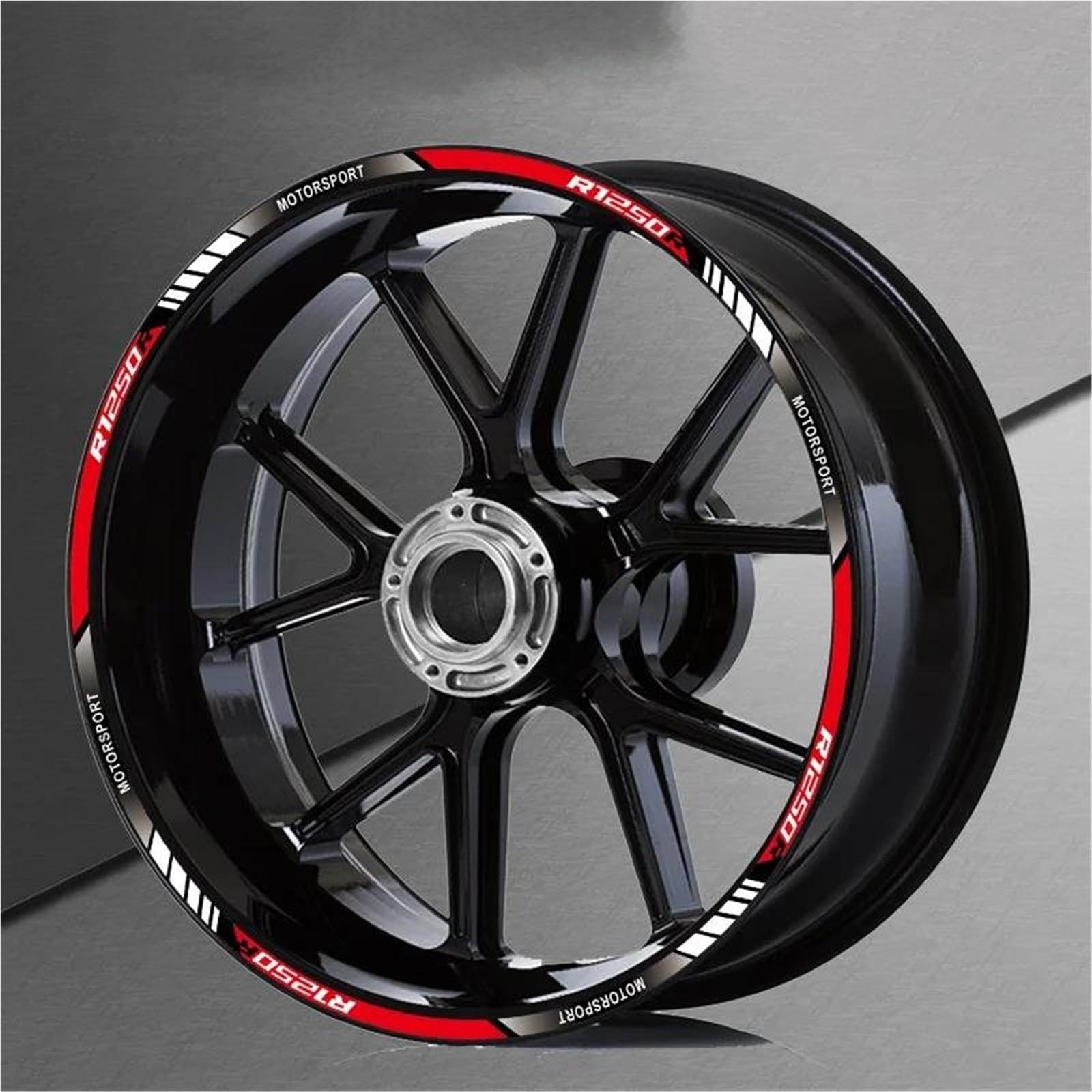 Wheel Stickers Motorcycle Wheel Decal for BMW R1250R R1250 R 1250R Reflective Rim Decals Stripe Tape Hub Stickers Rim Reflective Decal