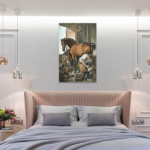 Miniatura 8 de Edwin Landseer - Póster artístico de herrero y arte de pared, póster moderno para decoración de dormitorio familiar, 12 x 18 pulgadas (11.8 x 17.7