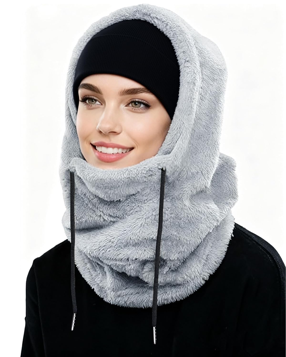 HOKEMP Ski Mask Balaclava Hat Fleece Windproof Face Mask Winter Warm Neck Cover Helmet Hood for Men Women
