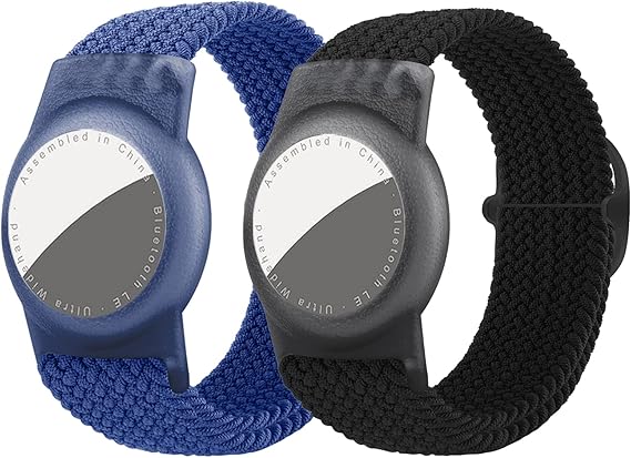 Dingfeiyu Nylon Airtag Wristband for Kids, Anti-Lost, Anti-Scratch