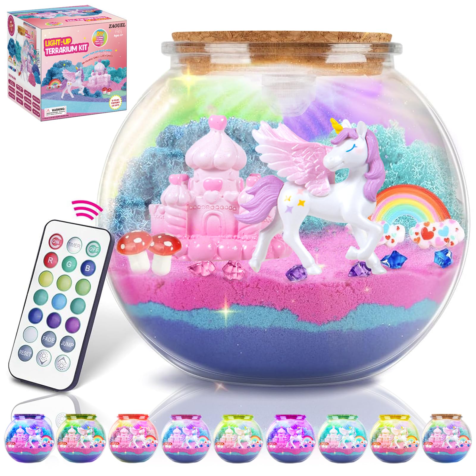 XUNIVERS Regalos de Unicornio para Niñas - Unicornio Kit Manualidades para Niñas - Regalo de Cumpleaños para Niñas 3-12 Años - Juguetes de Unicornio para Niñas - Kit de Arte y Manualidades para Niños