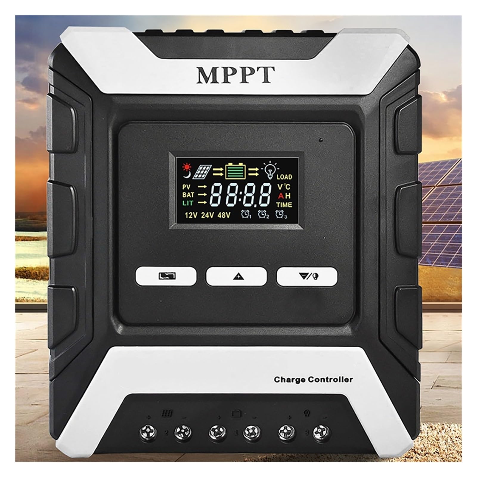 Régulateur Solaire MPPT For Batterie Automatique Au Lithium/plomb-acide/phosphate De Fer 12V/24V/48V, 80/60/50/40/30/20/10A Largement Utilisé(60A)