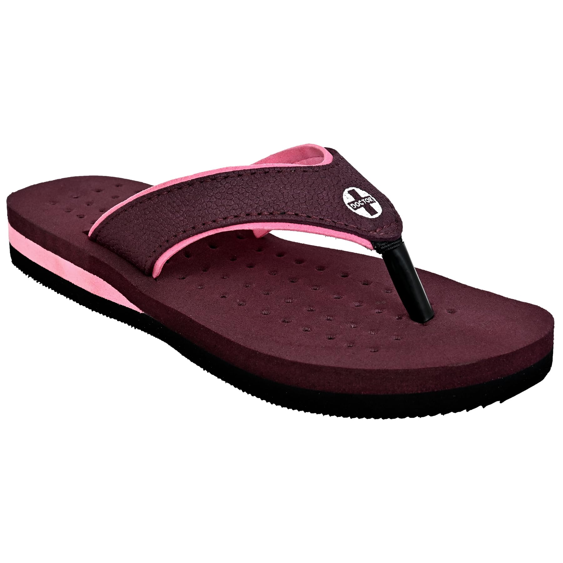 Doctor Slippers for Women orthopedic Diabetic Pregnancy soft sole ortho flip flops Pink-image-44