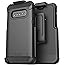 Encased Galaxy S10 Belt Clip Holster Case (2019 Scorpio Armor) Ultra Protective Tough Grip Cover with Holder for Samsung Gala