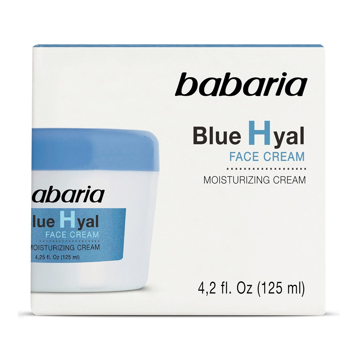 Babaria Hyaluronic Acid Face Cream - Intensely Hydrates and Smooths Your Epidermis - Provides Hydration and Reduced Flaccidity - Reduces Wrinkles and Fine Lines - Suitable for All Skin Types - 4.2 oz - Image 7